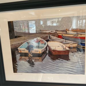 12x16 Brant Rock Boats brown frame