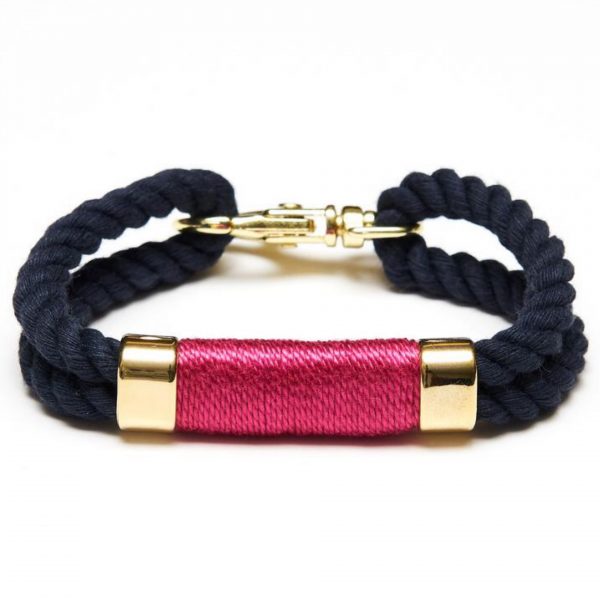 Tremont- navy/pink/gold- large