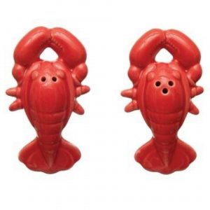 Lobster salt & pepper shakers-red