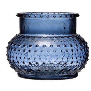 Hobnob glass candle holder