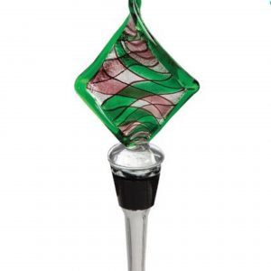Green diamond bottle stopper