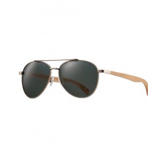 Amador matte gold/ beechwood grey green polarized
